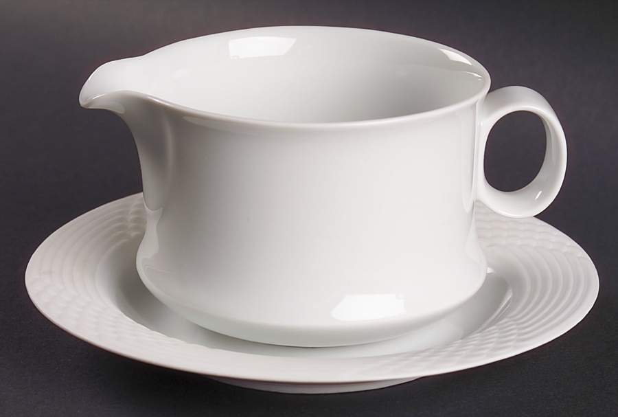 Seta Gravy Boat & Underplate by Hutschenreuther-1