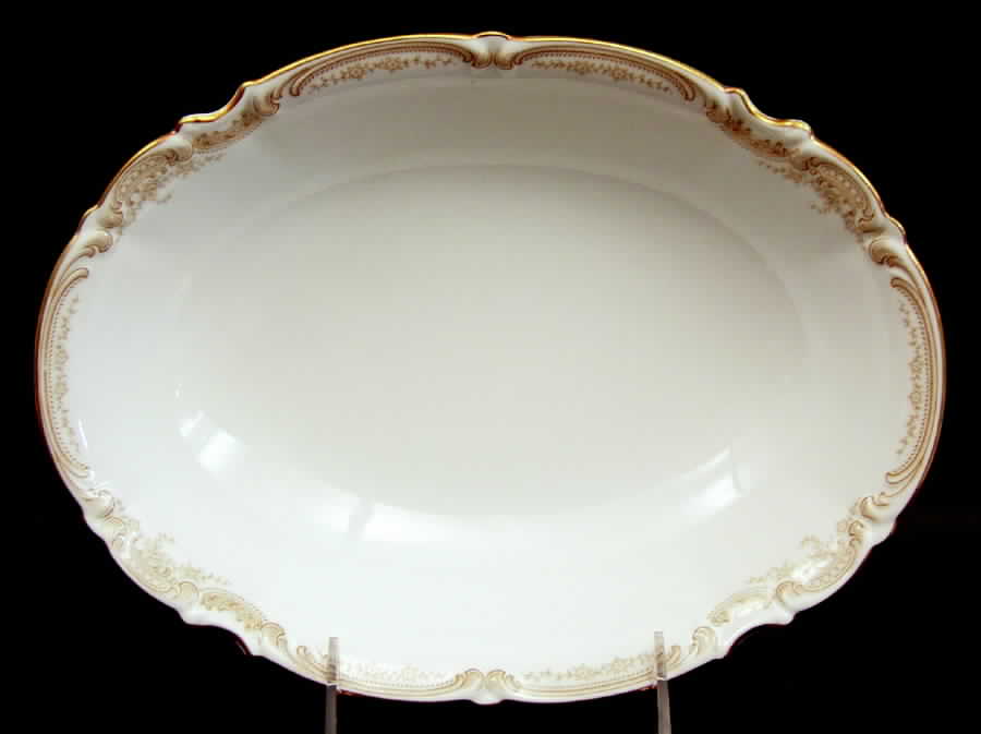 Sienna (White Background) 10" Oval Vegetable Bowl by Hutschenreuther-1