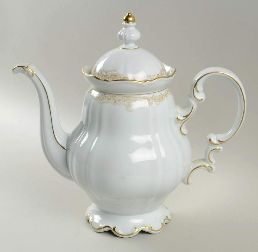 Sienna (White Background) Coffee Pot & Lid by Hutschenreuther-1