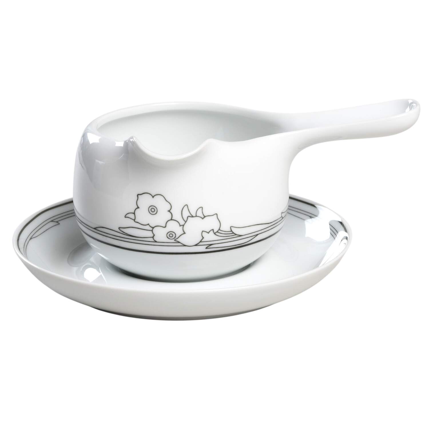 Sienna II Individual Butter/Sauce Boat & Underplate by Hutschenreuther-1
