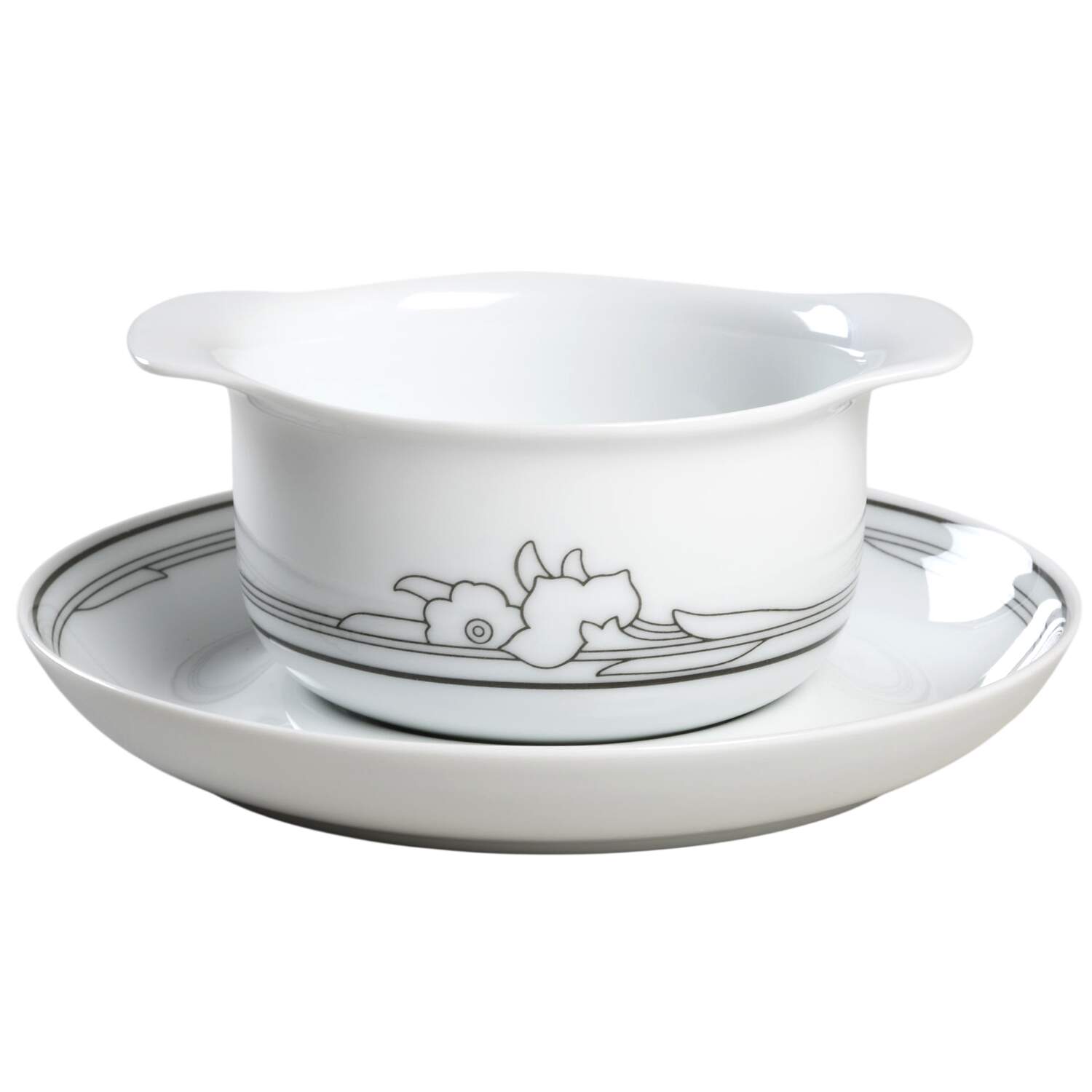 Sienna II Gravy Boat & Underplate by Hutschenreuther-1
