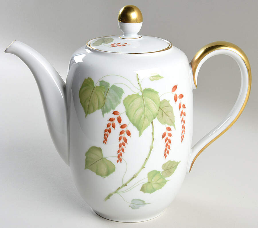 The Silver Poplar Teapot & Lid by Hutschenreuther-1