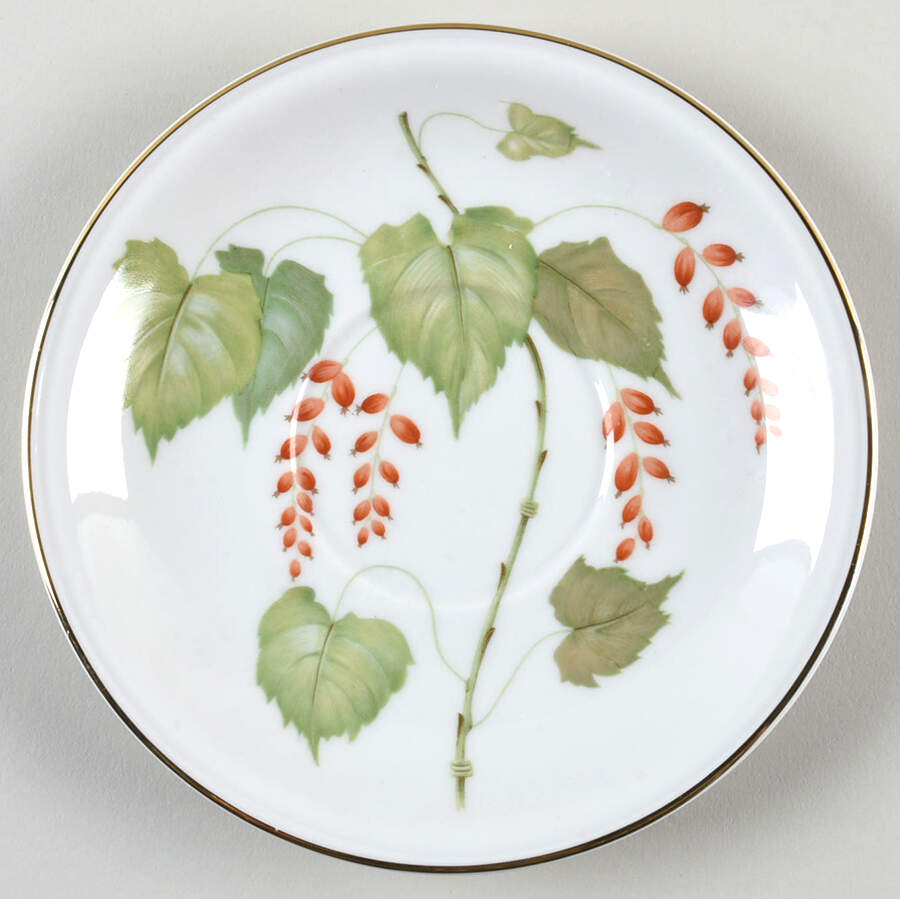 The Silver Poplar Saucer by Hutschenreuther-1