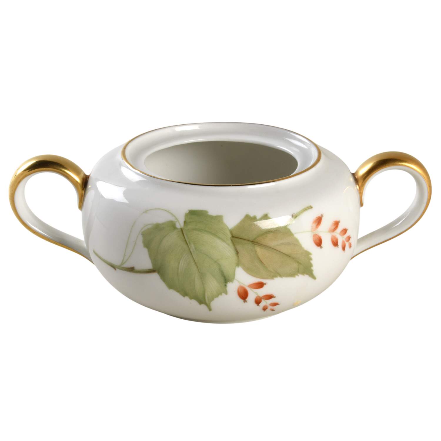 The Silver Poplar Sugar Bowl No Lid by Hutschenreuther-1