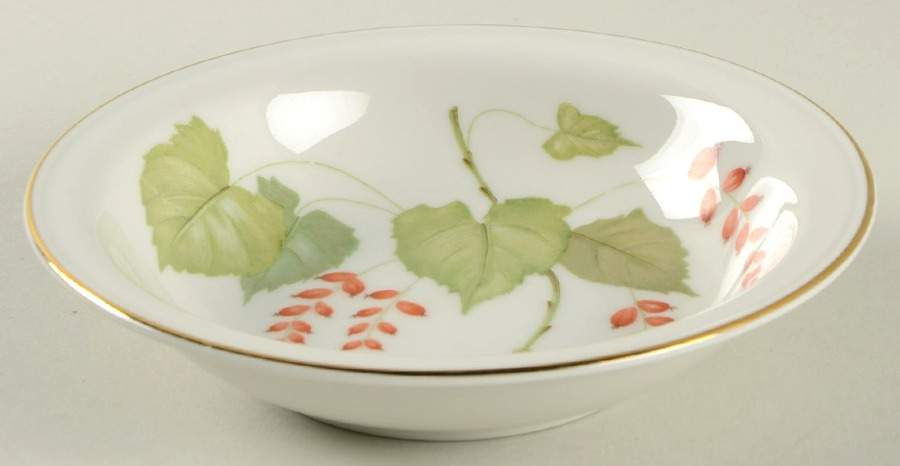 The Silver Poplar Rim Fruit/Dessert (Sauce) Bowl by Hutschenreuther-1