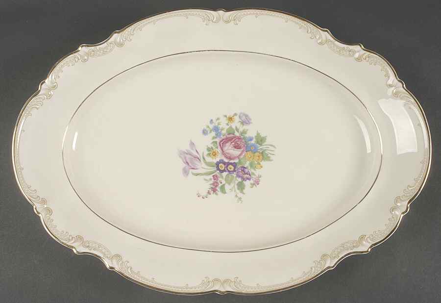 The Stafford 15" Oval Serving Platter by Hutschenreuther-1