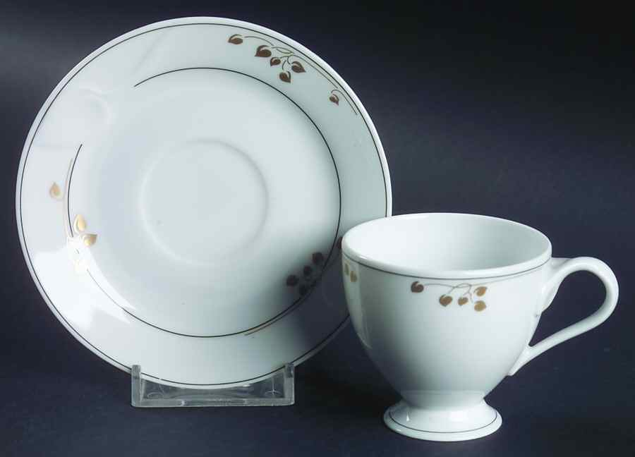 St. Honore Footed Demitasse Cup & Saucer Set by Hutschenreuther-1