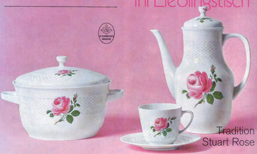 Stuart Rose Coffee Pot & Lid by Hutschenreuther-1