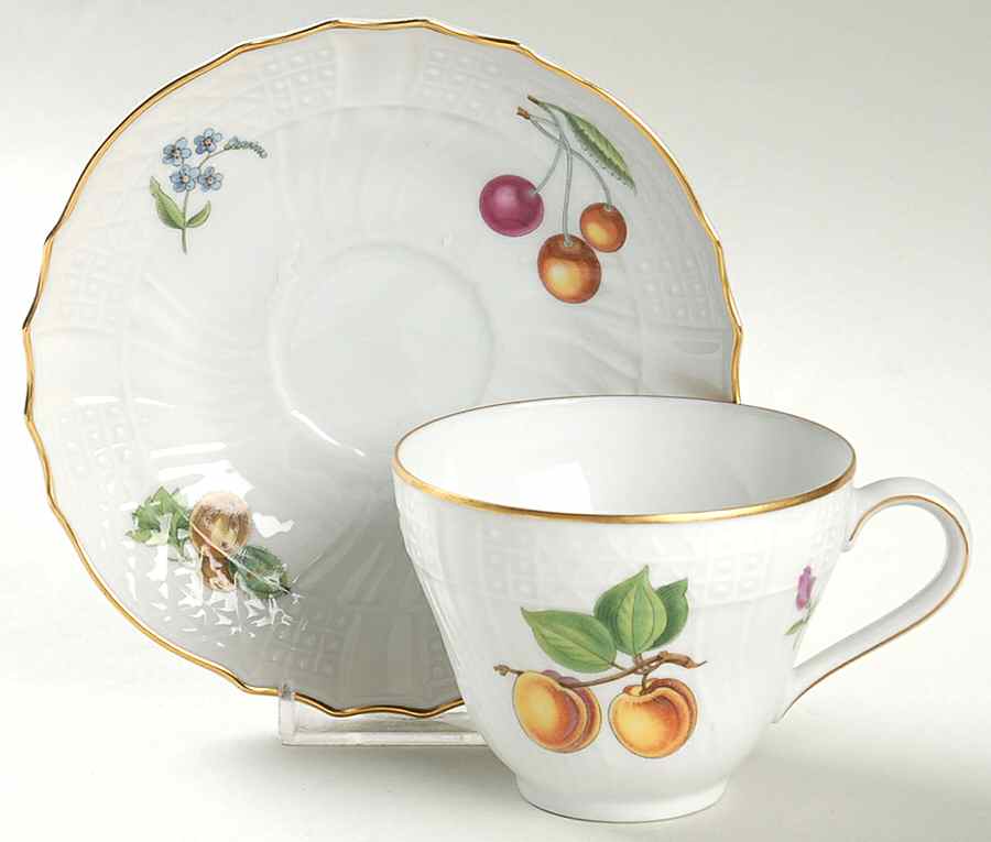 Summer Garden Flat Cup & Saucer Set by Hutschenreuther-1