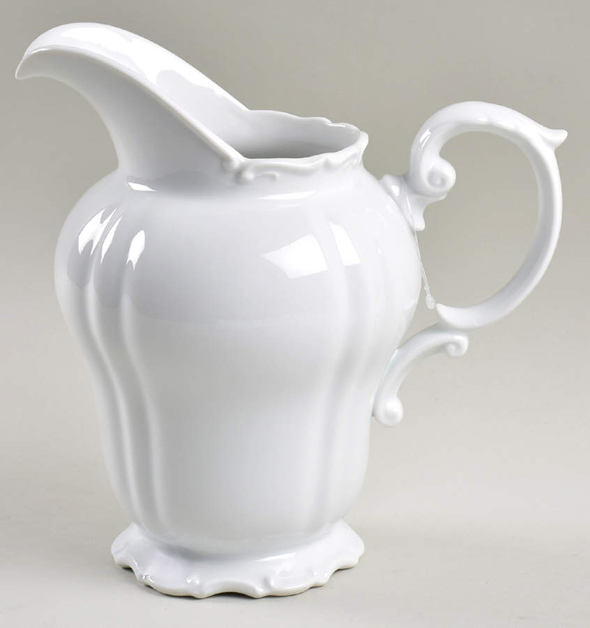 Sylvia (All White, No Trim) 48 Oz Pitcher by Hutschenreuther-1
