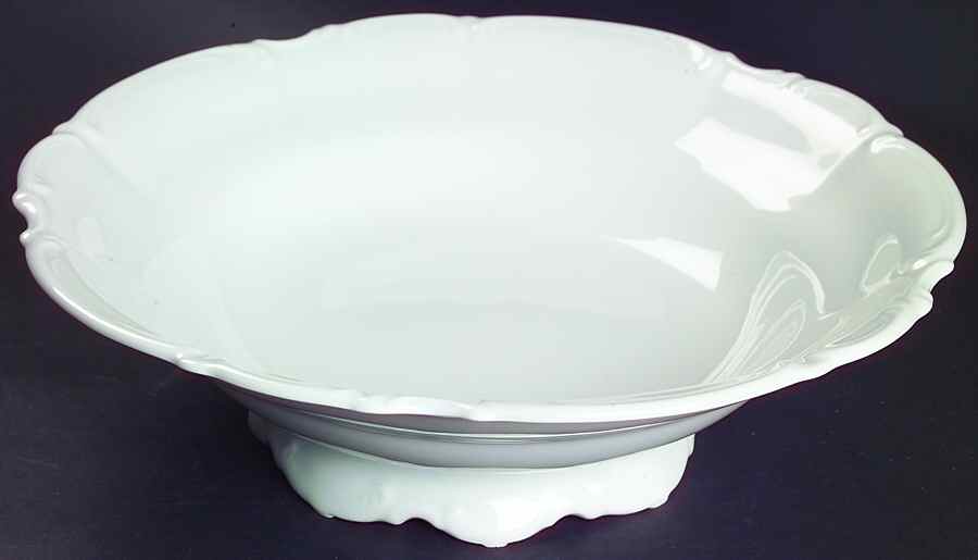 Sylvia (All White, No Trim) 10" Round Vegetable Bowl by Hutschenreuther-1