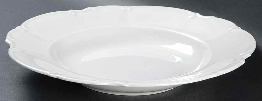 Sylvia (All White, No Trim) Large Rim Soup Bowl by Hutschenreuther-1
