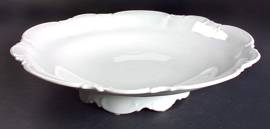 Sylvia (All White, No Trim) Large Fruit Bowl by Hutschenreuther-1