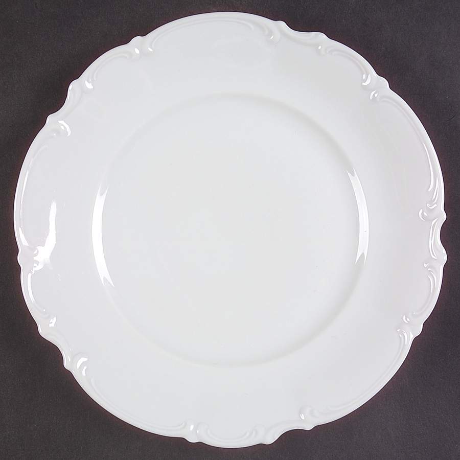 Sylvia (All White, No Trim) Salad Plate by Hutschenreuther-1