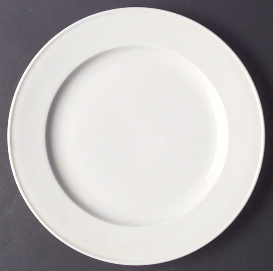 Turvel White Dinner Plate by Hutschenreuther-1