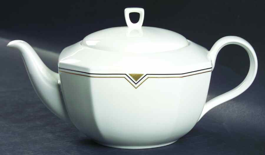 Valentino Teapot & Lid by Hutschenreuther-1