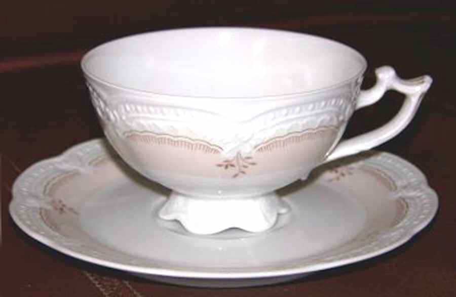 Verbena Footed Cup & Saucer Set by Hutschenreuther-1