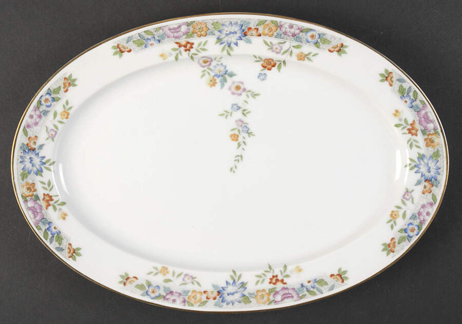 Vernon 13" Oval Serving Platter by Hutschenreuther-1