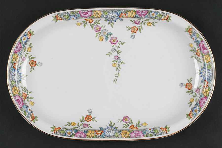 Vernon 12" Oval Serving Platter by Hutschenreuther-1