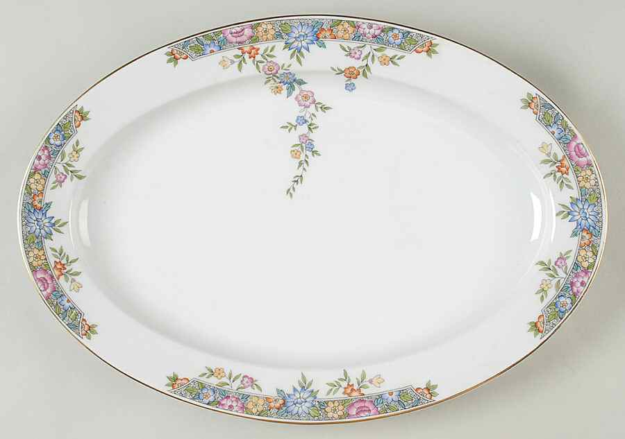 Vernon 15" Oval Serving Platter by Hutschenreuther-1