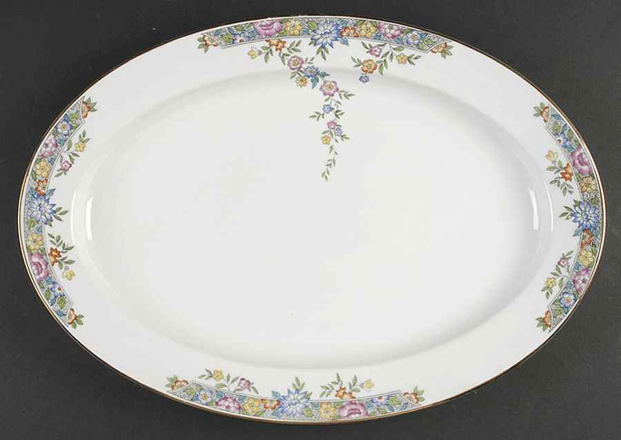 Vernon 16" Oval Serving Platter by Hutschenreuther-1