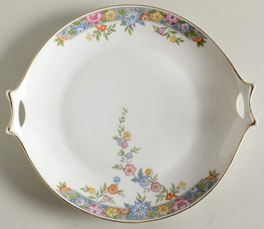 Vernon Handled Cake Plate by Hutschenreuther-1