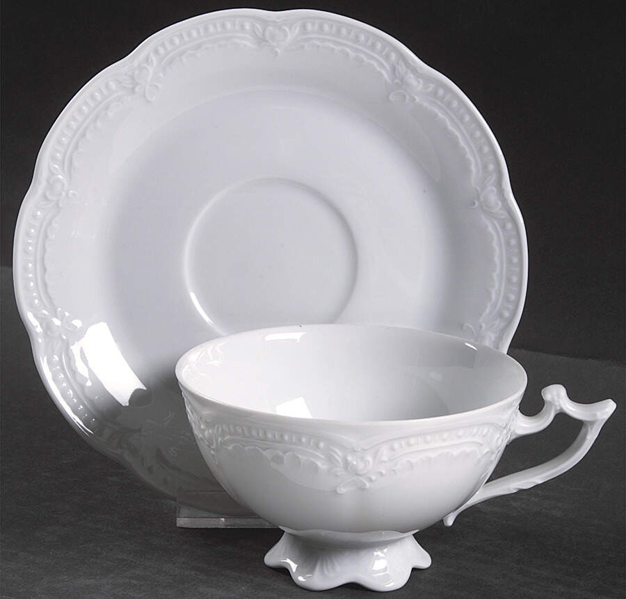 Viktoria Footed Cup & Saucer Set by Hutschenreuther-1
