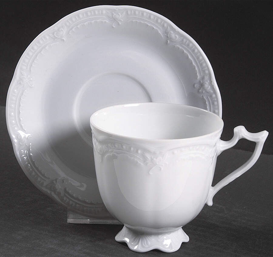 Viktoria Footed Cup & Saucer Set by Hutschenreuther-1