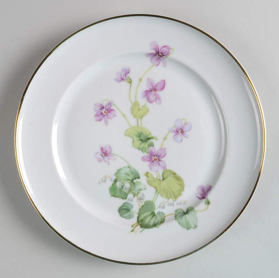 Violet (Rim Shape) Salad Plate by Hutschenreuther-1