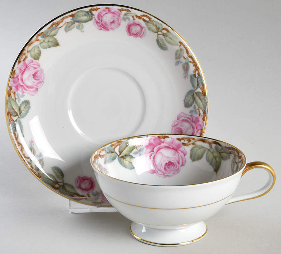 The Wakefield Footed Cup & Saucer Set by Hutschenreuther-1
