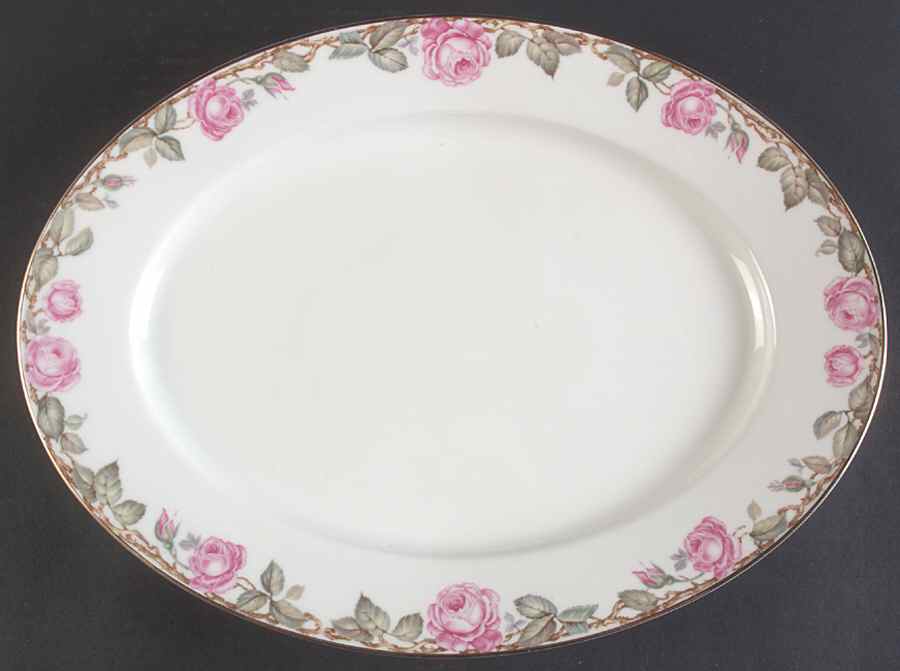The Wakefield 15" Oval Serving Platter by Hutschenreuther-1