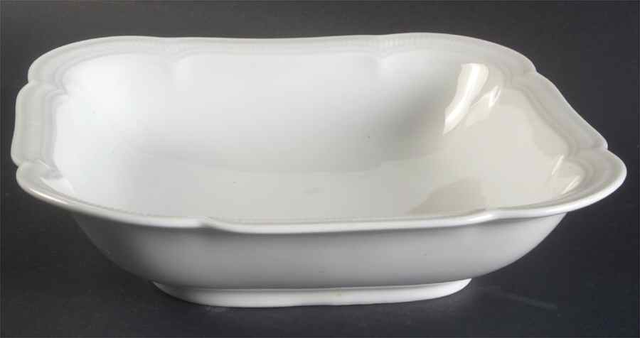 Weimar White 10" Square Vegetable Bowl by Hutschenreuther-1