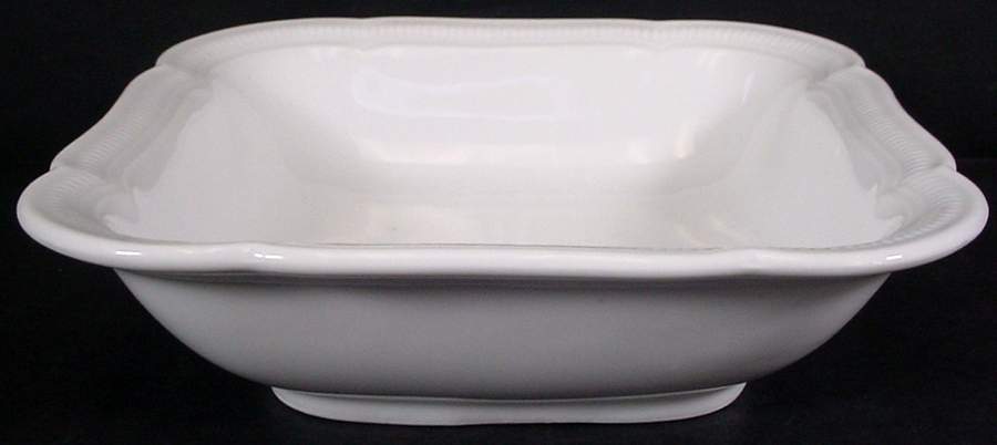 Weimar White 6" Square Vegetable Bowl by Hutschenreuther-1
