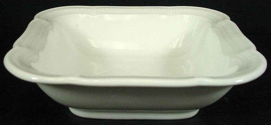 Weimar White 5" Square Vegetable Bowl by Hutschenreuther-1