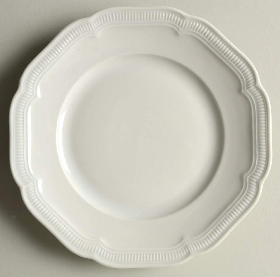 Weimar White Salad Plate by Hutschenreuther-1