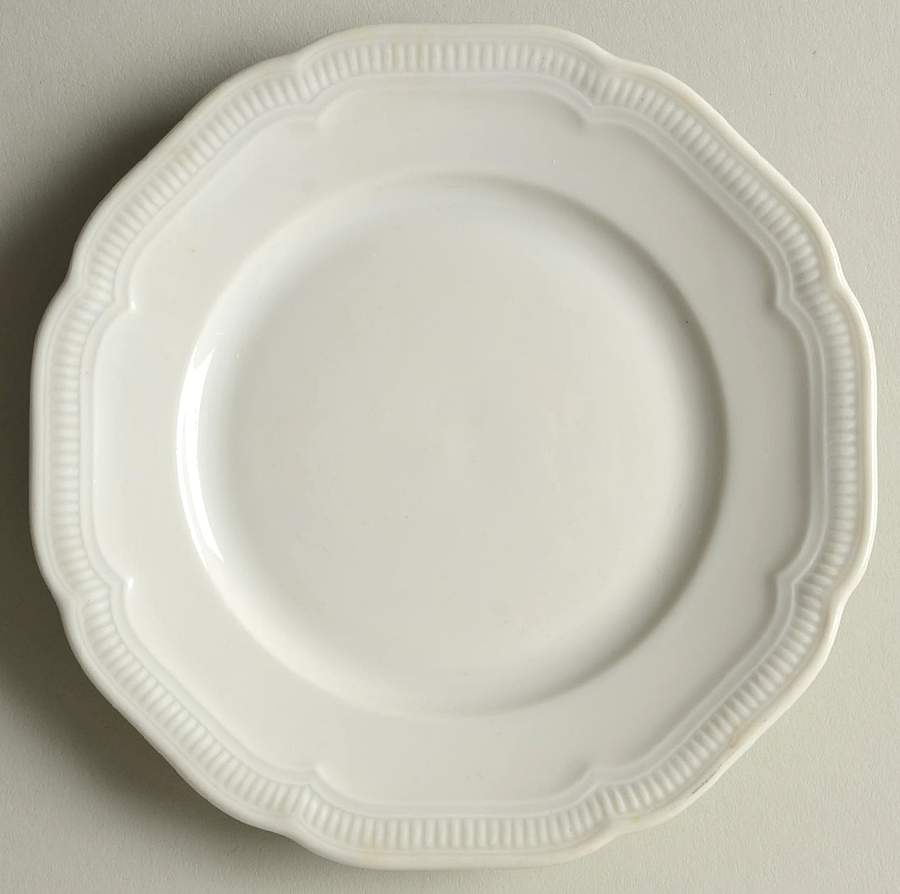 Weimar White Bread & Butter Plate by Hutschenreuther-1
