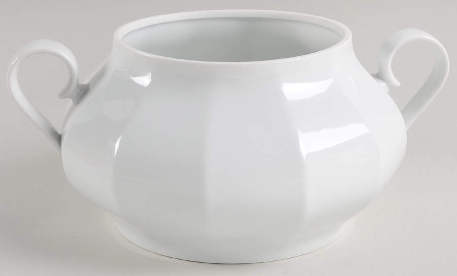 White Diamant Tureen No Lid by Hutschenreuther-1