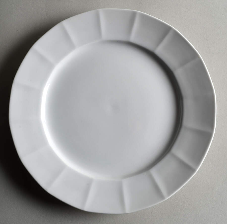 White Diamant Dinner Plate by Hutschenreuther-1