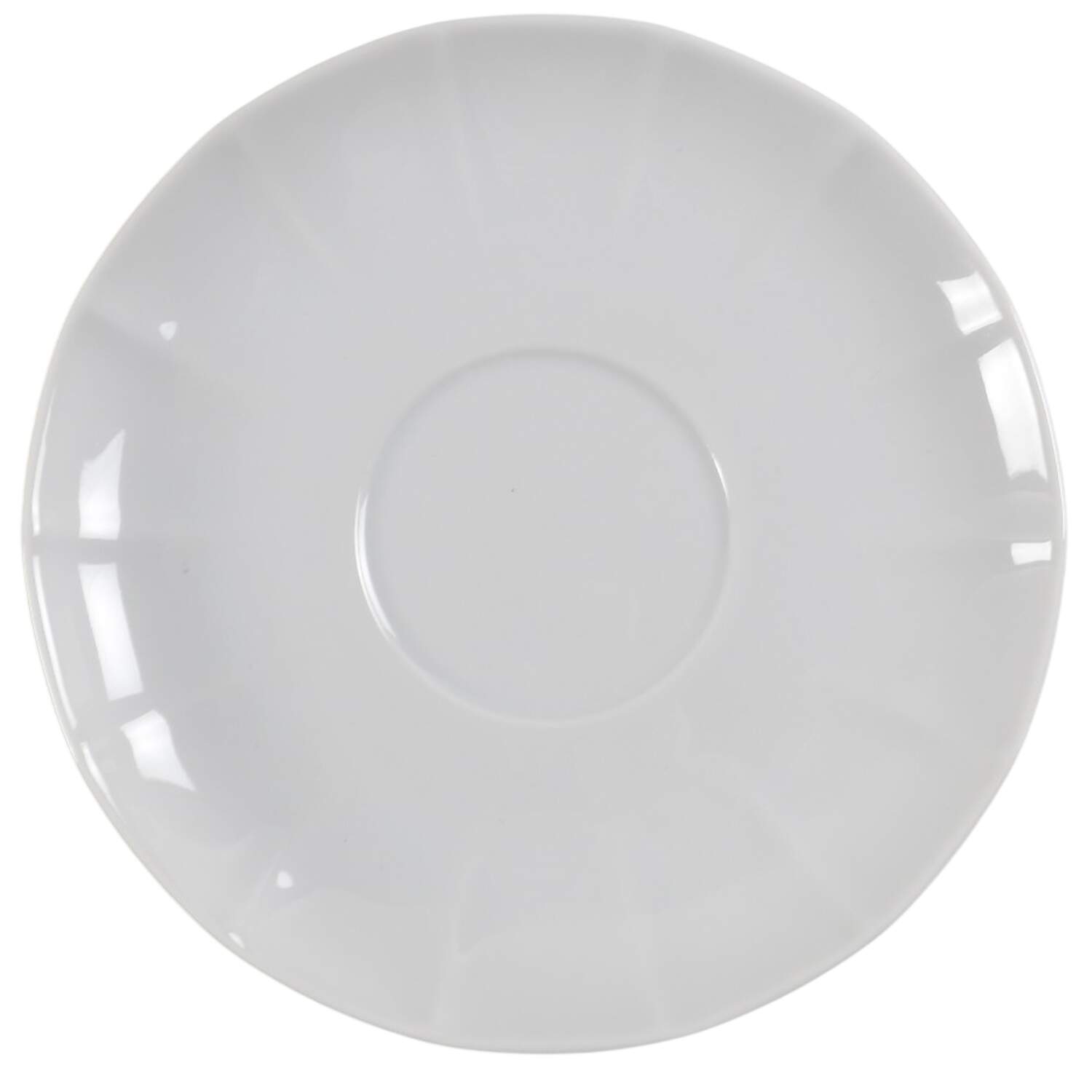 White Diamant Saucer by Hutschenreuther-1