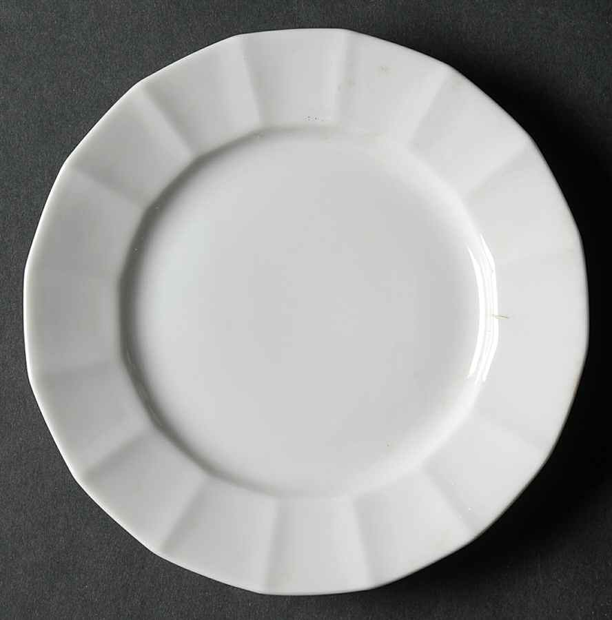 White Diamant Bread & Butter Plate by Hutschenreuther-1