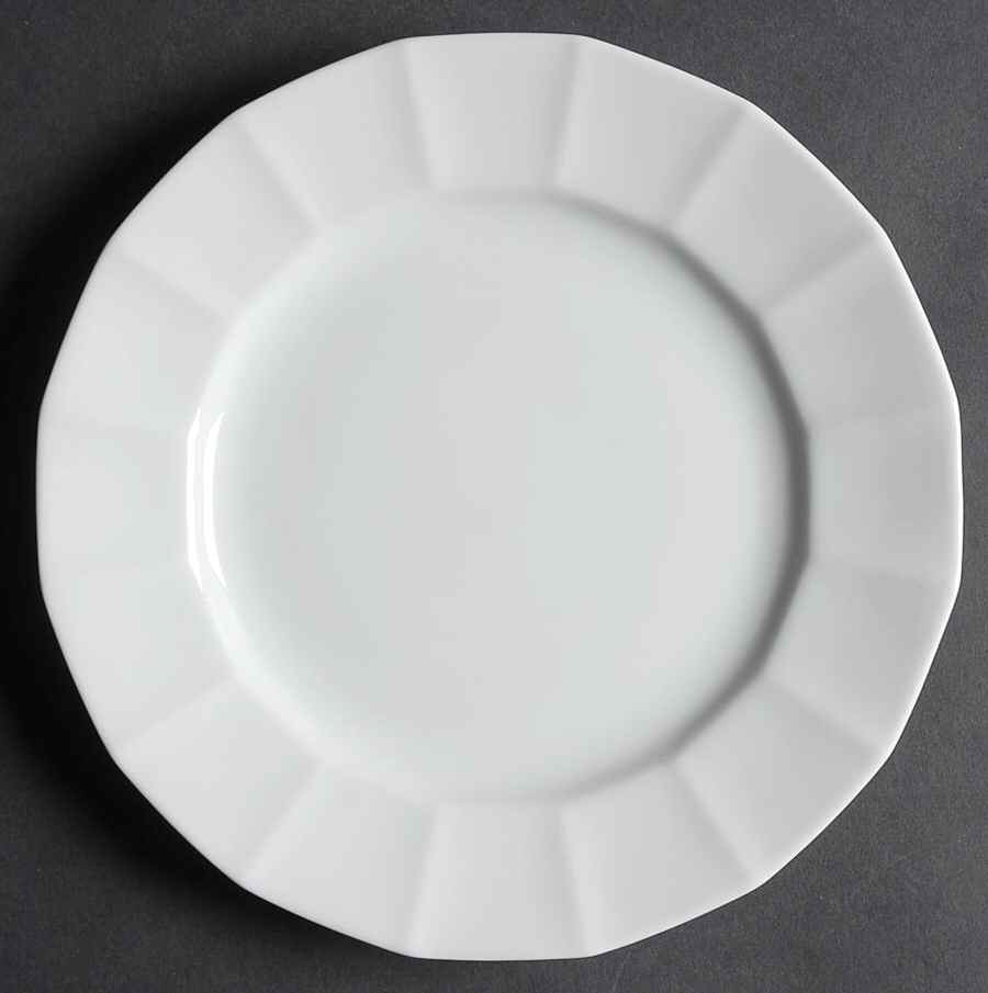 White Diamant Salad Plate by Hutschenreuther-1