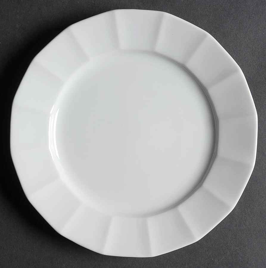White Diamant Dessert/Pie Plate by Hutschenreuther-1