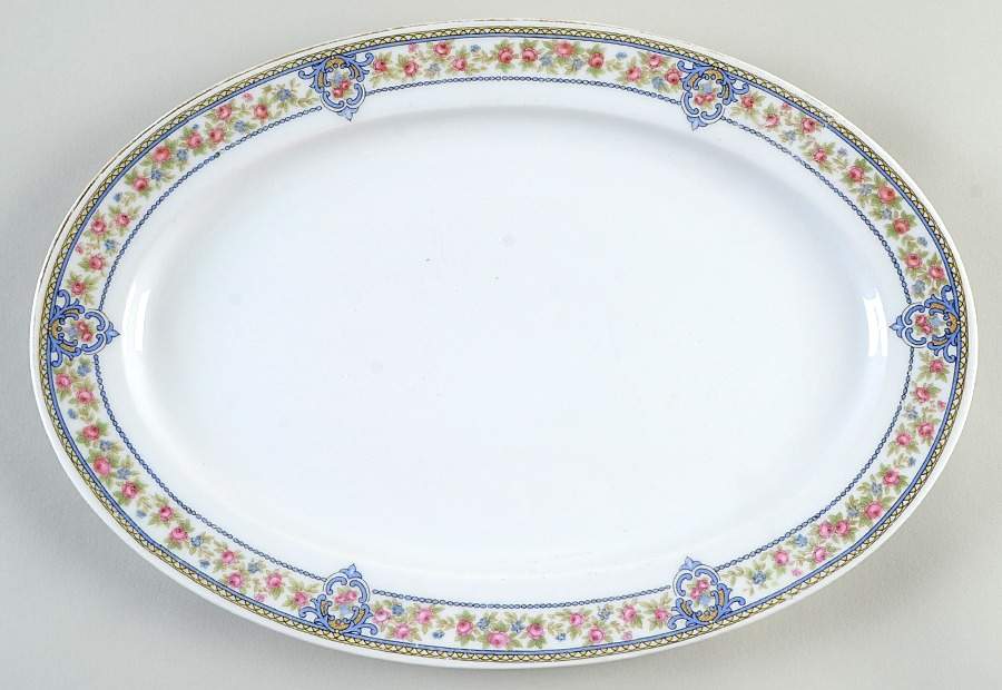 Yale 13" Oval Serving Platter by Hutschenreuther-1