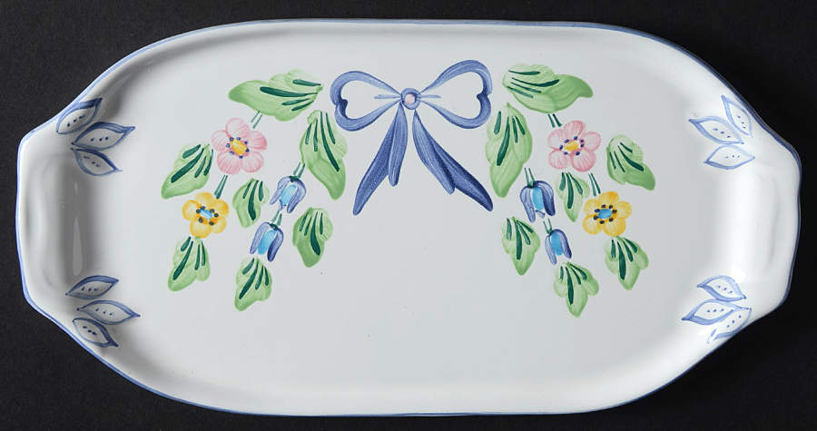 Bow Tray for Vinegar and Oil Tray Set by Herend Village-1
