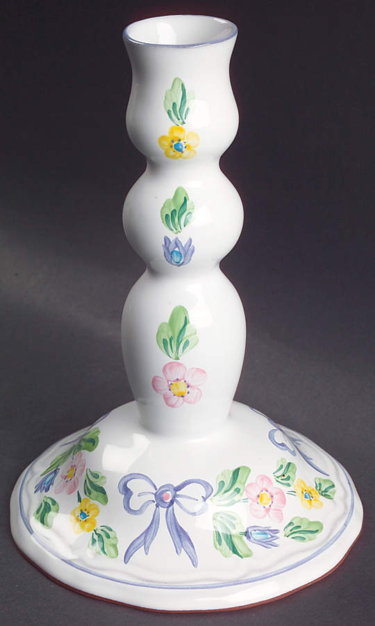 Bow 8" Tall Candlestick by Herend Village-1