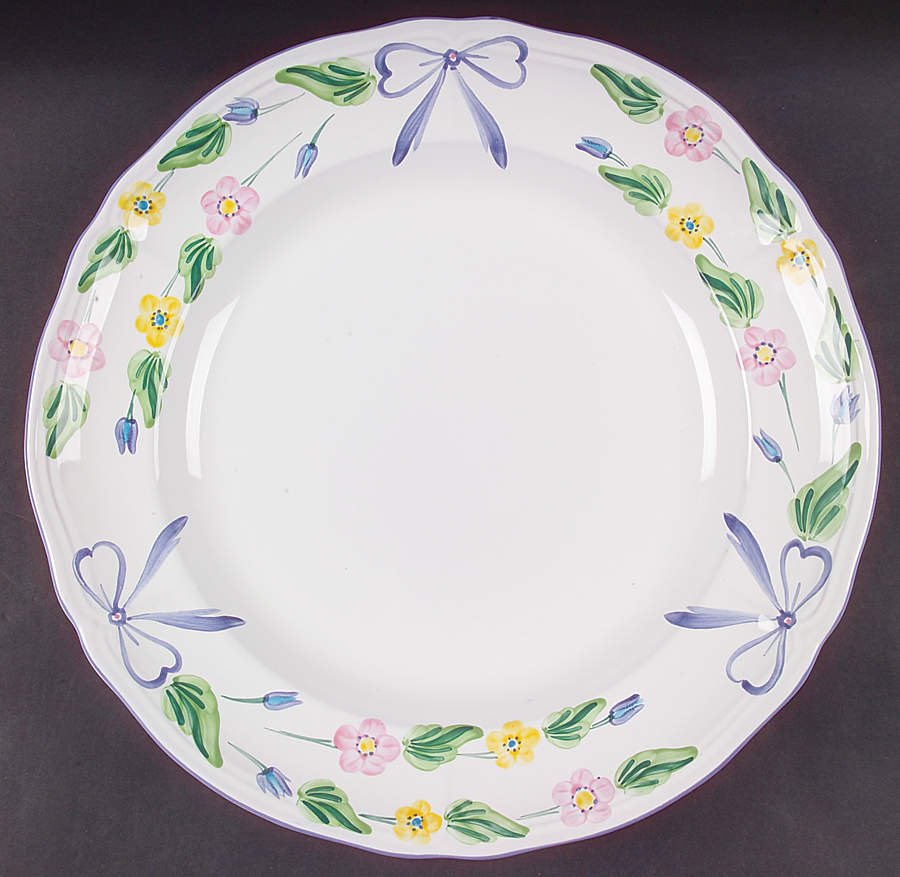 Bow 13" Chop Plate (Round Platter) by Herend Village-1