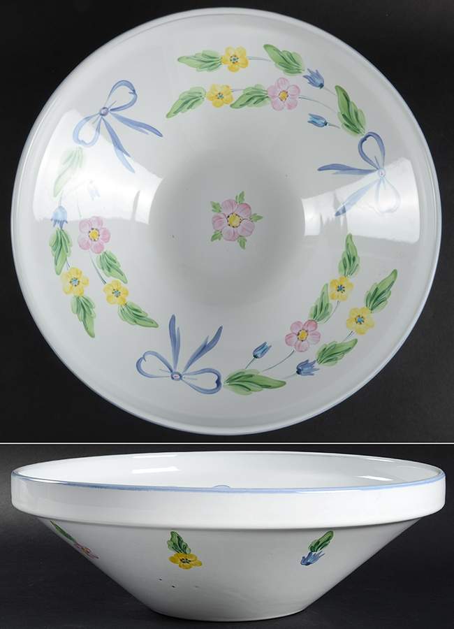 Bow 14" Large Salad Serving Bowl by Herend Village-1