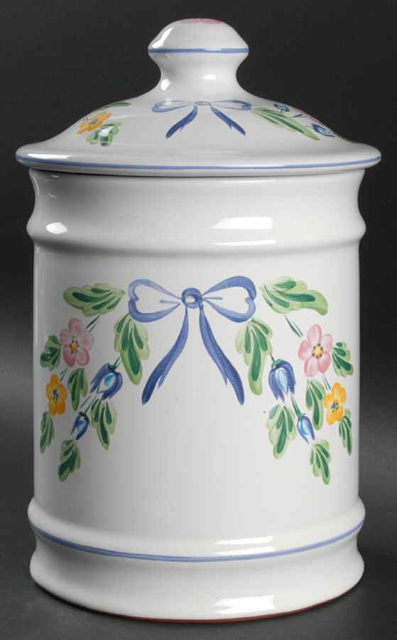 Bow Large Canister & Lid by Herend Village-1