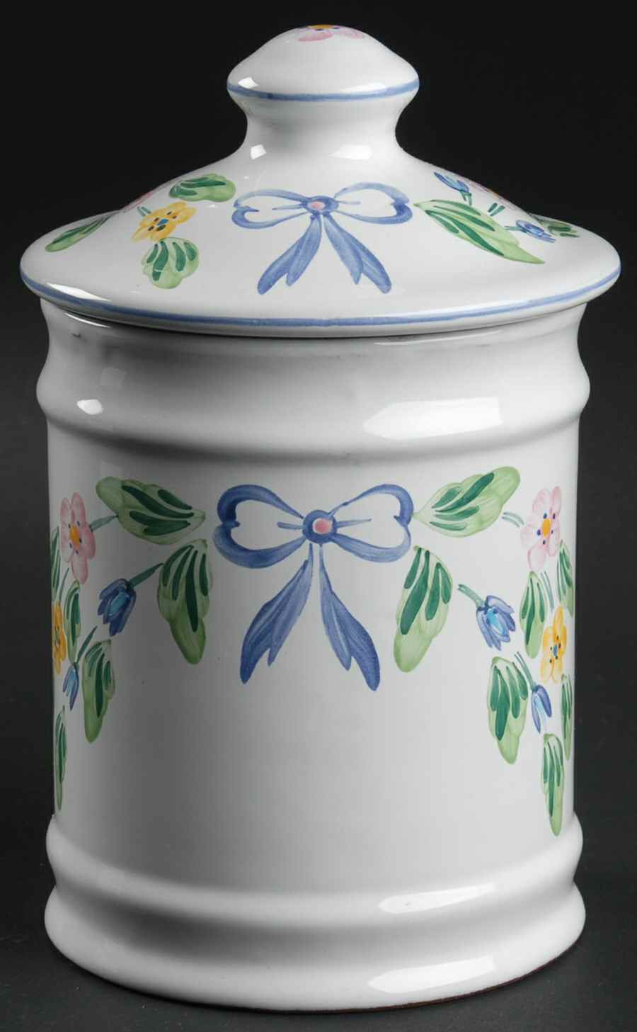Bow Small Canister & Lid by Herend Village-1