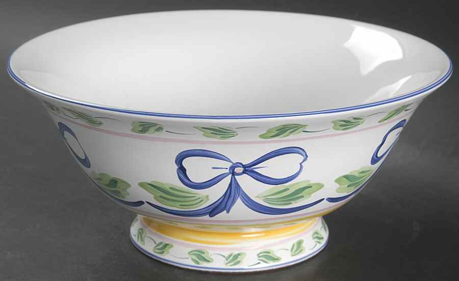 Bow 8" Footed Bowl by Herend Village-1